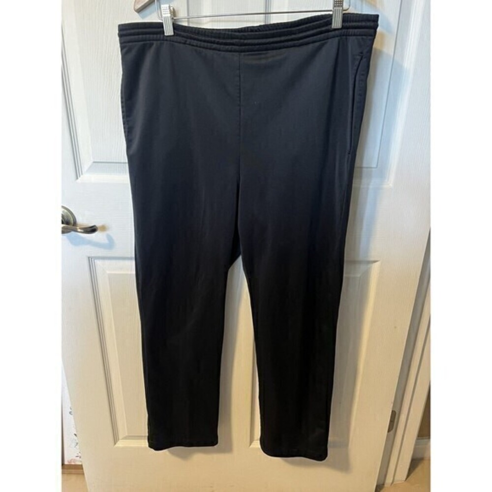 Nike Dri-FIT Men's Straight Leg Training Joggers THICK Pants Black Size‎ Large - Picture 2 of 6